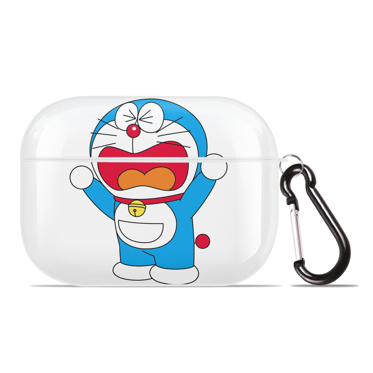 （画像用） ドラえもん Doraemon 【AirPods Pro用】ハードシェル保護ケース 耐衝撃・防指紋・カラビナ付き商品仕様
