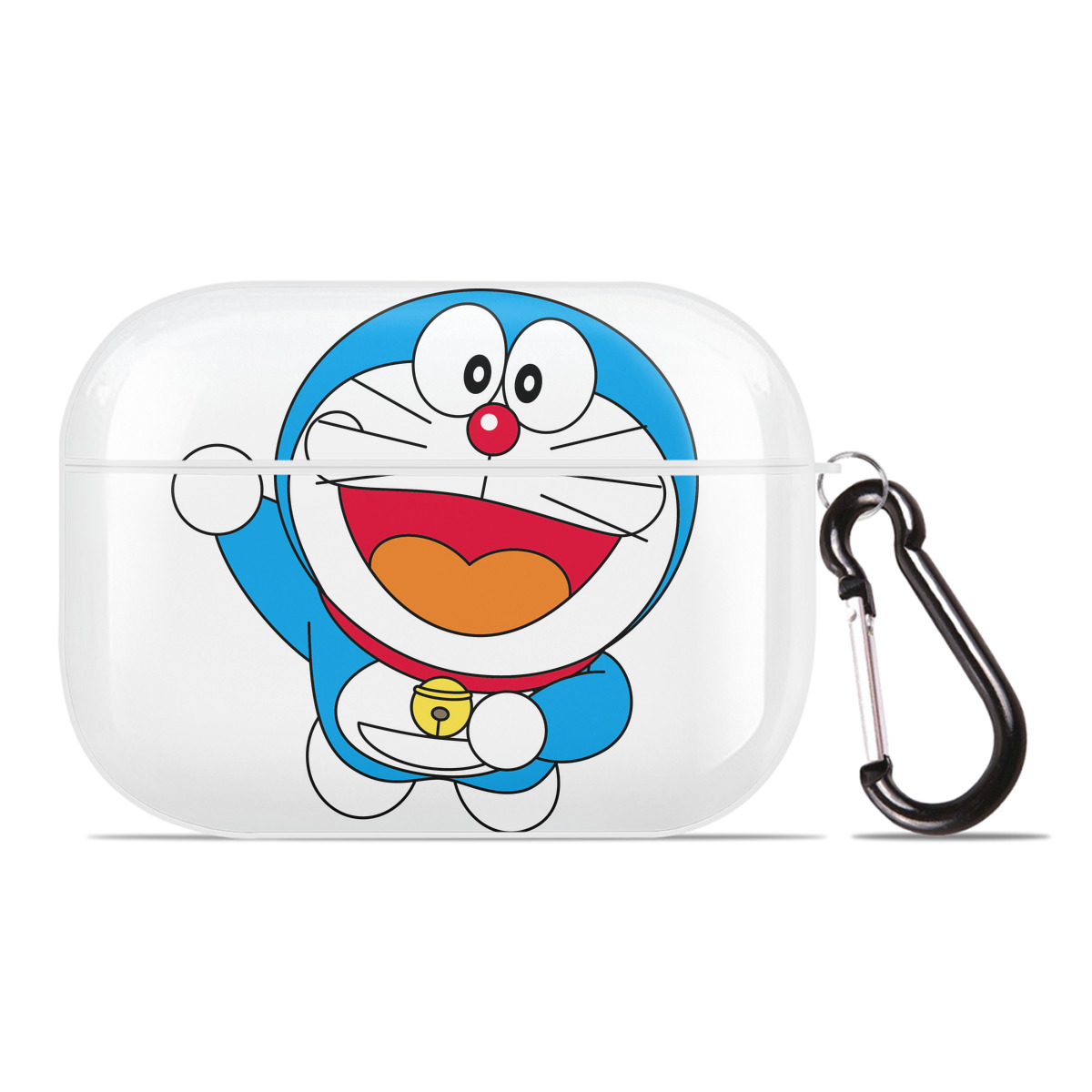 （画像用） ドラえもん Doraemon 【AirPods Pro用】ハードシェル保護ケース 耐衝撃・防指紋・カラビナ付き商品仕様