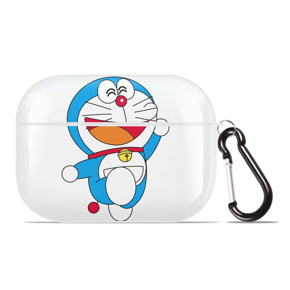 （画像用） ドラえもん Doraemon 【AirPods Pro用】ハードシェル保護ケース 耐衝撃・防指紋・カラビナ付き商品仕様