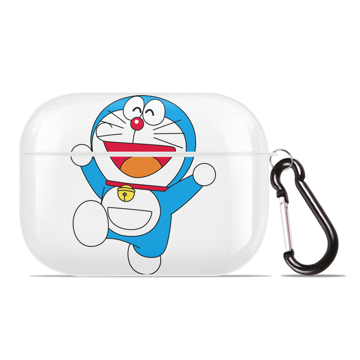 （画像用） ドラえもん Doraemon 【AirPods Pro用】ハードシェル保護ケース 耐衝撃・防指紋・カラビナ付き商品仕様