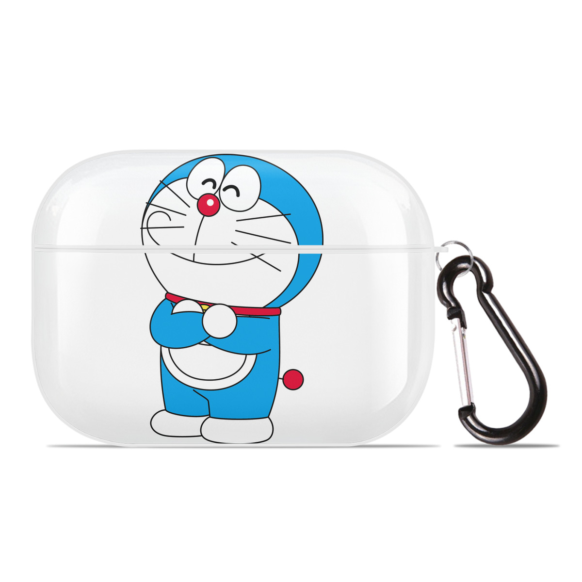 （画像用） ドラえもん Doraemon 【AirPods Pro用】ハードシェル保護ケース 耐衝撃・防指紋・カラビナ付き商品仕様