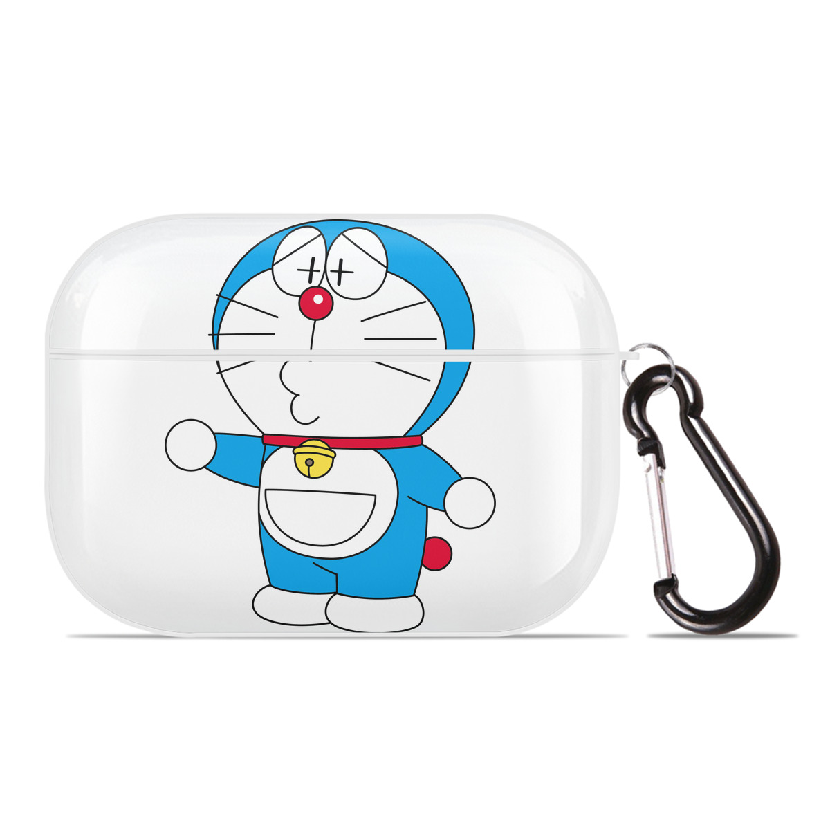 （画像用） ドラえもん Doraemon 【AirPods Pro用】ハードシェル保護ケース 耐衝撃・防指紋・カラビナ付き商品仕様