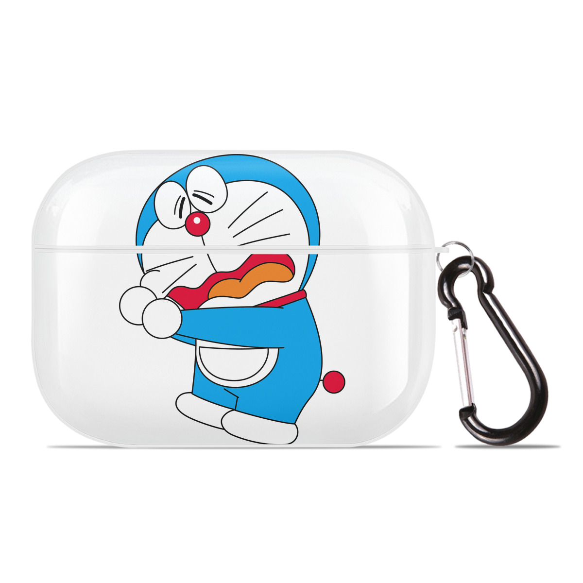 （画像用） ドラえもん Doraemon 【AirPods Pro用】ハードシェル保護ケース 耐衝撃・防指紋・カラビナ付き商品仕様