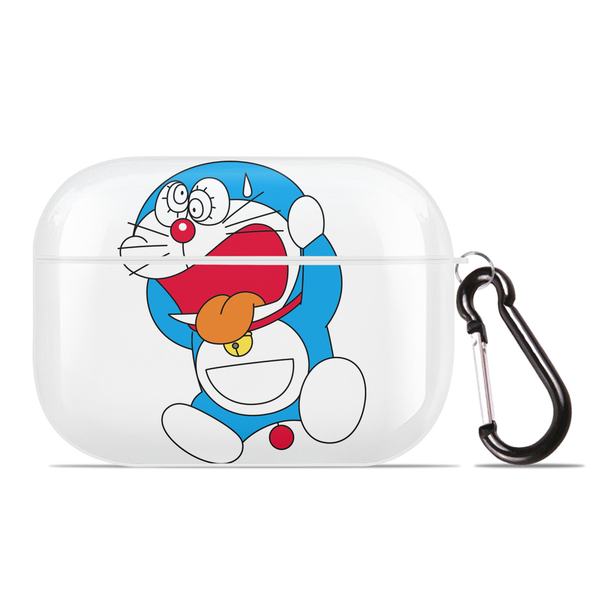（画像用） ドラえもん Doraemon 【AirPods Pro用】ハードシェル保護ケース 耐衝撃・防指紋・カラビナ付き商品仕様