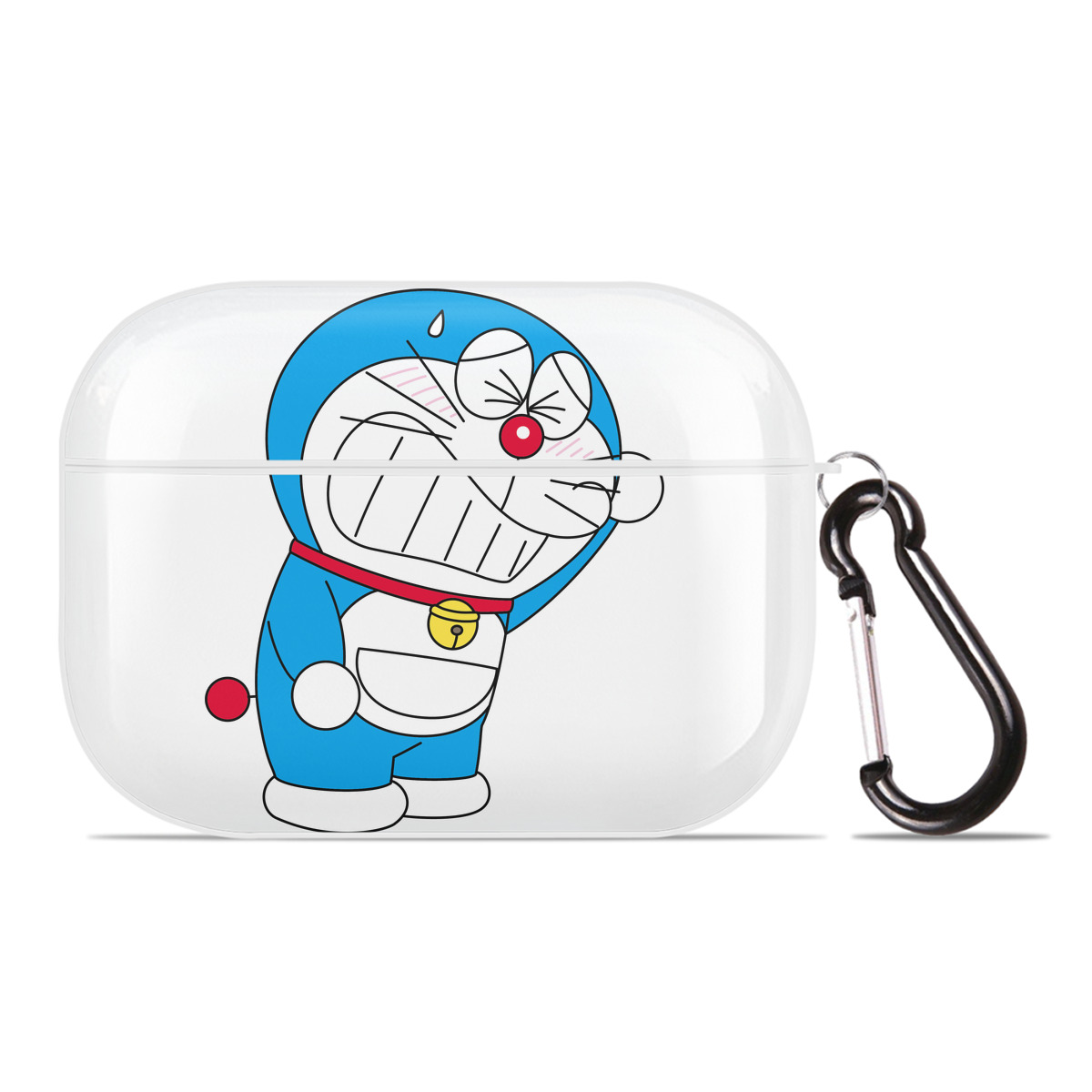 （画像用） ドラえもん Doraemon 【AirPods Pro用】ハードシェル保護ケース 耐衝撃・防指紋・カラビナ付き商品仕様