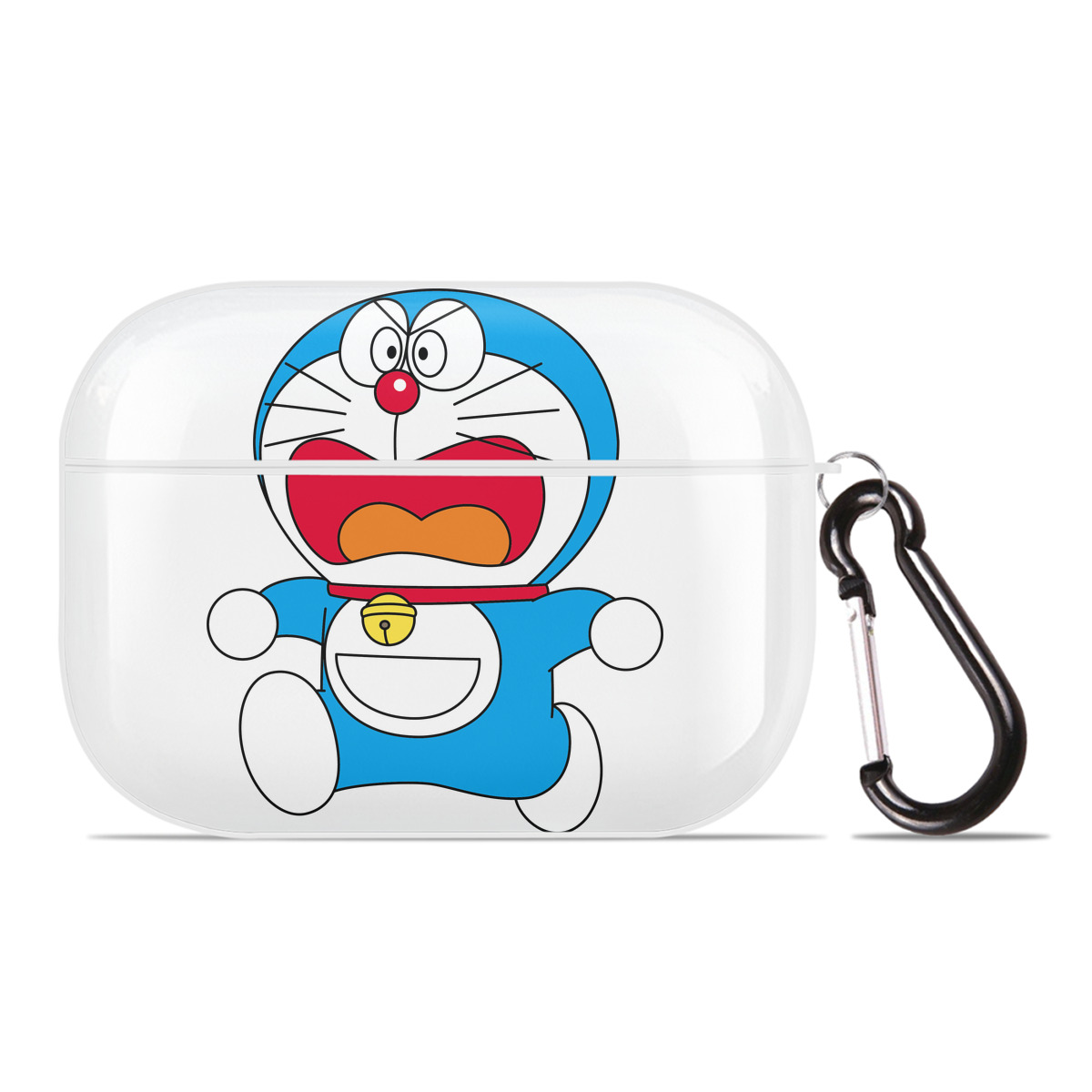 （画像用） ドラえもん Doraemon 【AirPods Pro用】ハードシェル保護ケース 耐衝撃・防指紋・カラビナ付き商品仕様