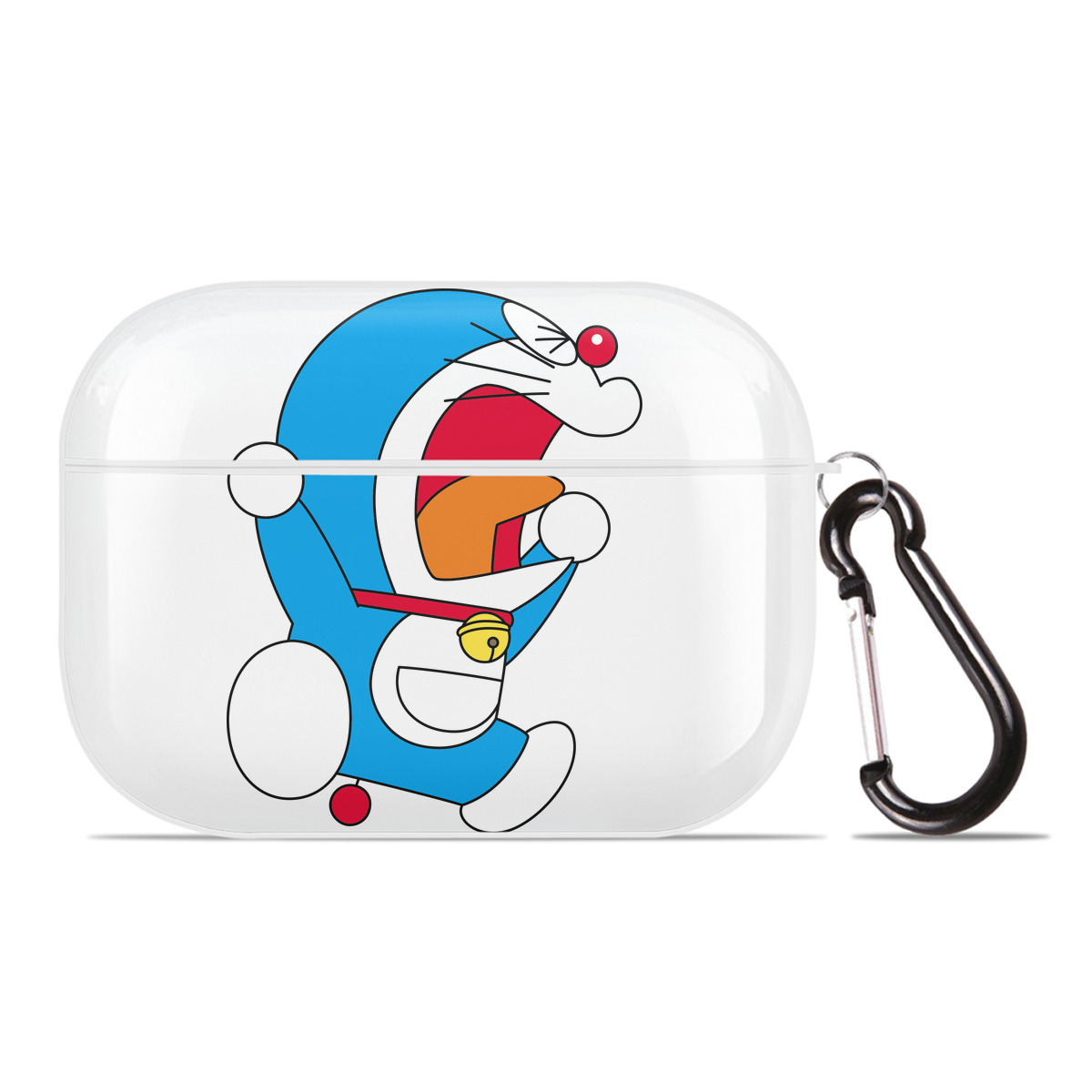 （画像用） ドラえもん Doraemon 【AirPods Pro用】ハードシェル保護ケース 耐衝撃・防指紋・カラビナ付き商品仕様