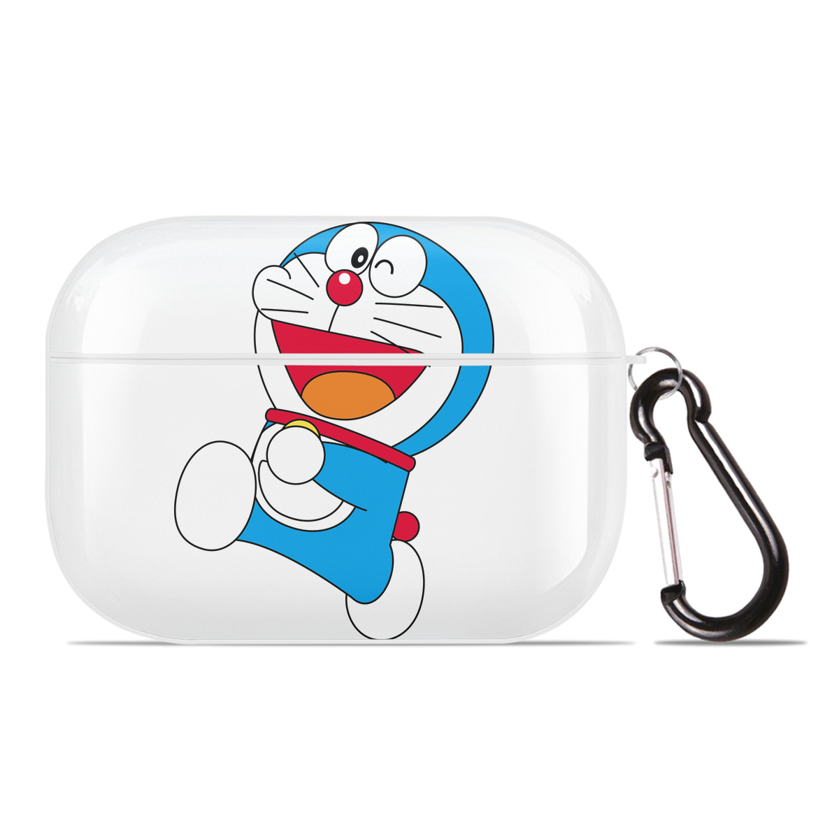 （画像用） ドラえもん Doraemon 【AirPods Pro用】ハードシェル保護ケース 耐衝撃・防指紋・カラビナ付き商品仕様
