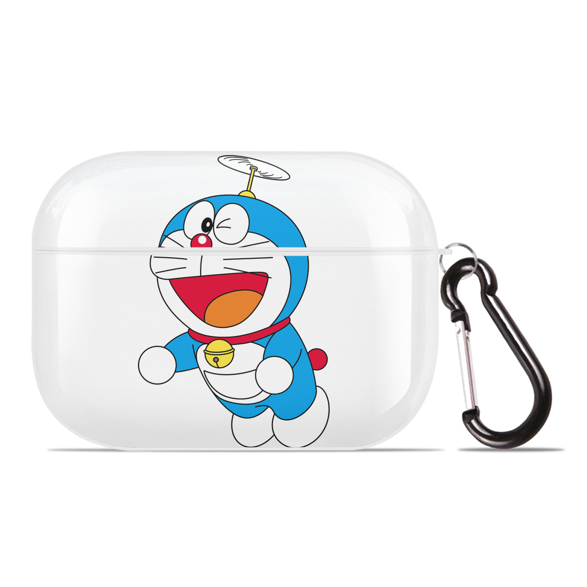 （画像用） ドラえもん Doraemon 【AirPods Pro用】ハードシェル保護ケース 耐衝撃・防指紋・カラビナ付き商品仕様