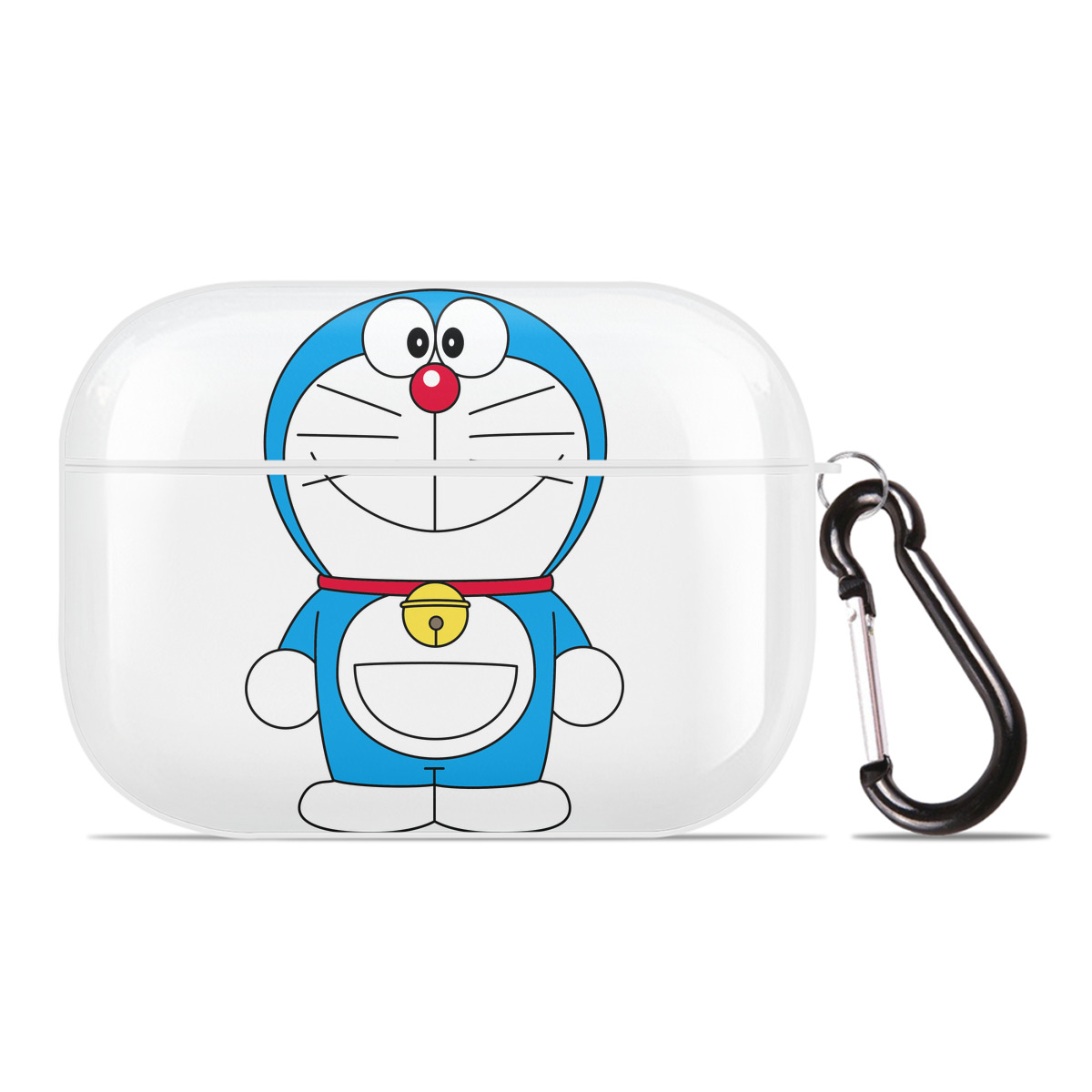 （画像用） ドラえもん Doraemon 【AirPods Pro用】ハードシェル保護ケース 耐衝撃・防指紋・カラビナ付き商品仕様
