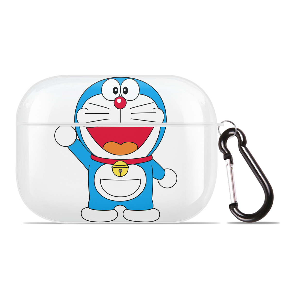 （画像用） ドラえもん Doraemon 【AirPods Pro用】ハードシェル保護ケース 耐衝撃・防指紋・カラビナ付き商品仕様
