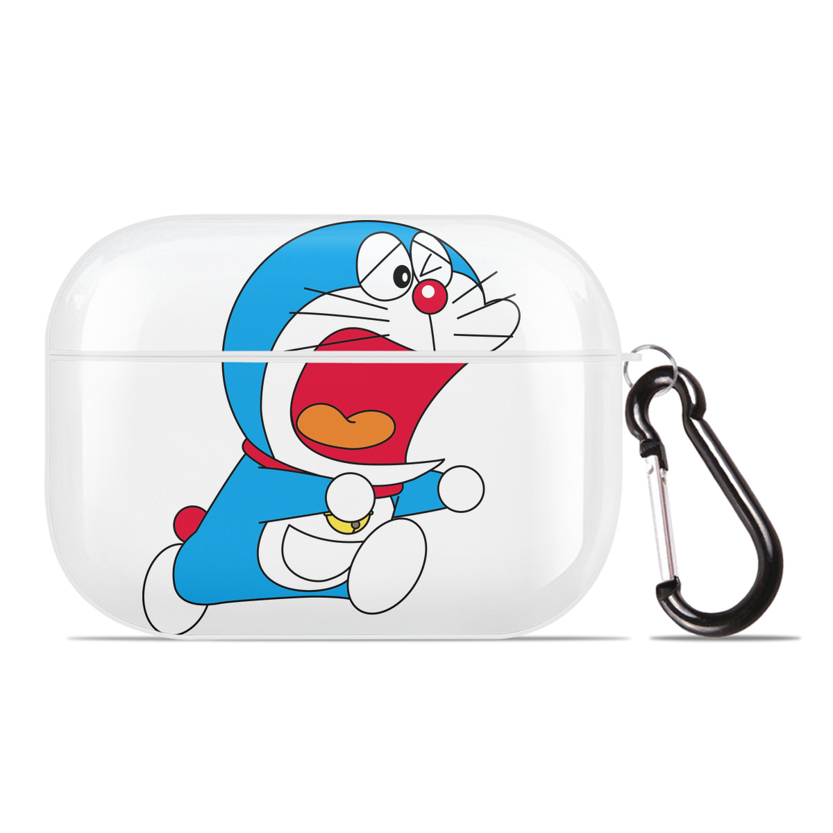 （画像用） ドラえもん Doraemon 【AirPods Pro用】ハードシェル保護ケース 耐衝撃・防指紋・カラビナ付き商品仕様