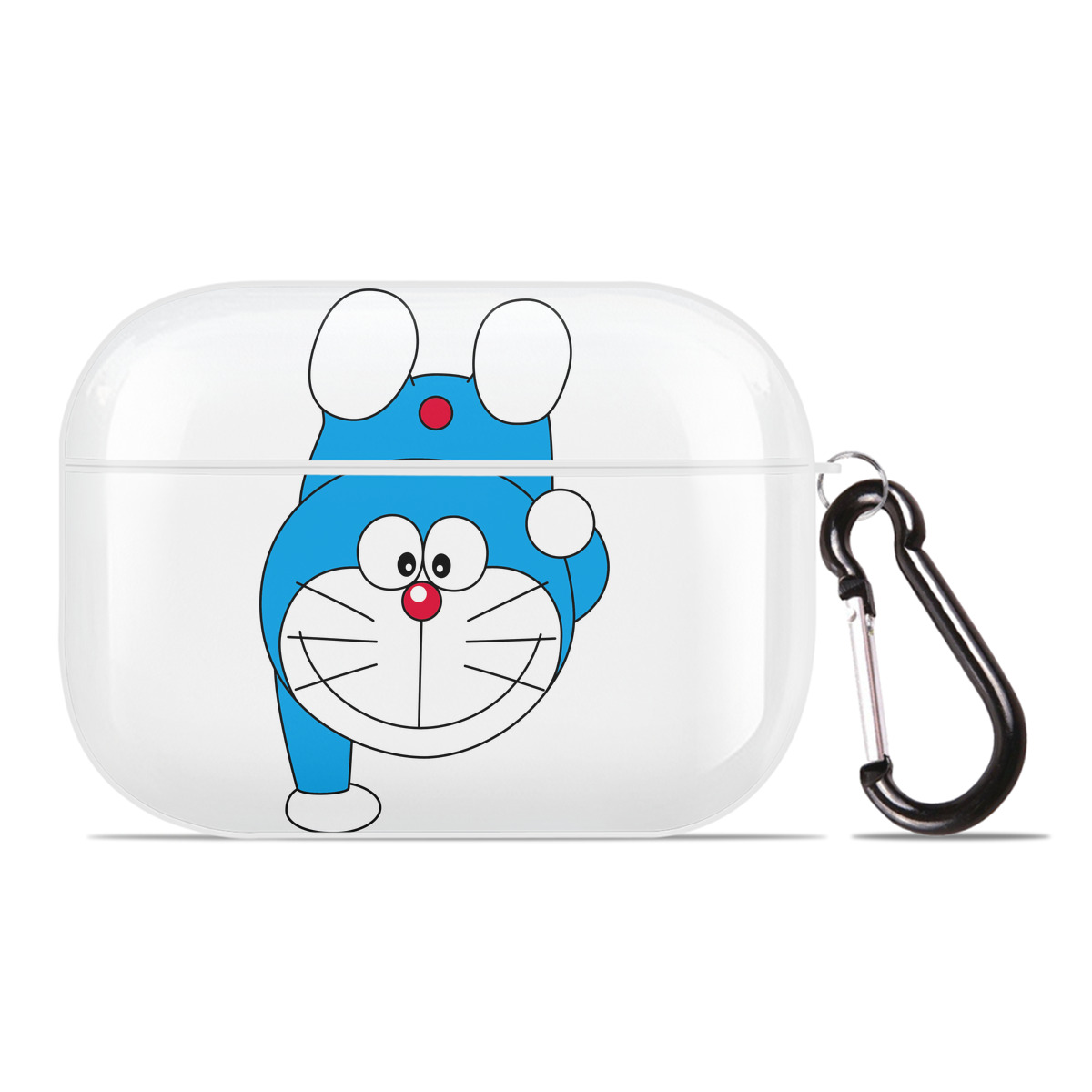 （画像用） ドラえもん Doraemon 【AirPods Pro用】ハードシェル保護ケース 耐衝撃・防指紋・カラビナ付き商品仕様
