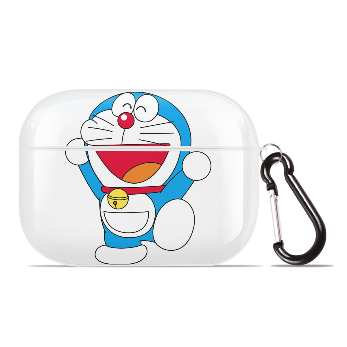 （画像用） ドラえもん Doraemon 【AirPods Pro用】ハードシェル保護ケース 耐衝撃・防指紋・カラビナ付き商品仕様