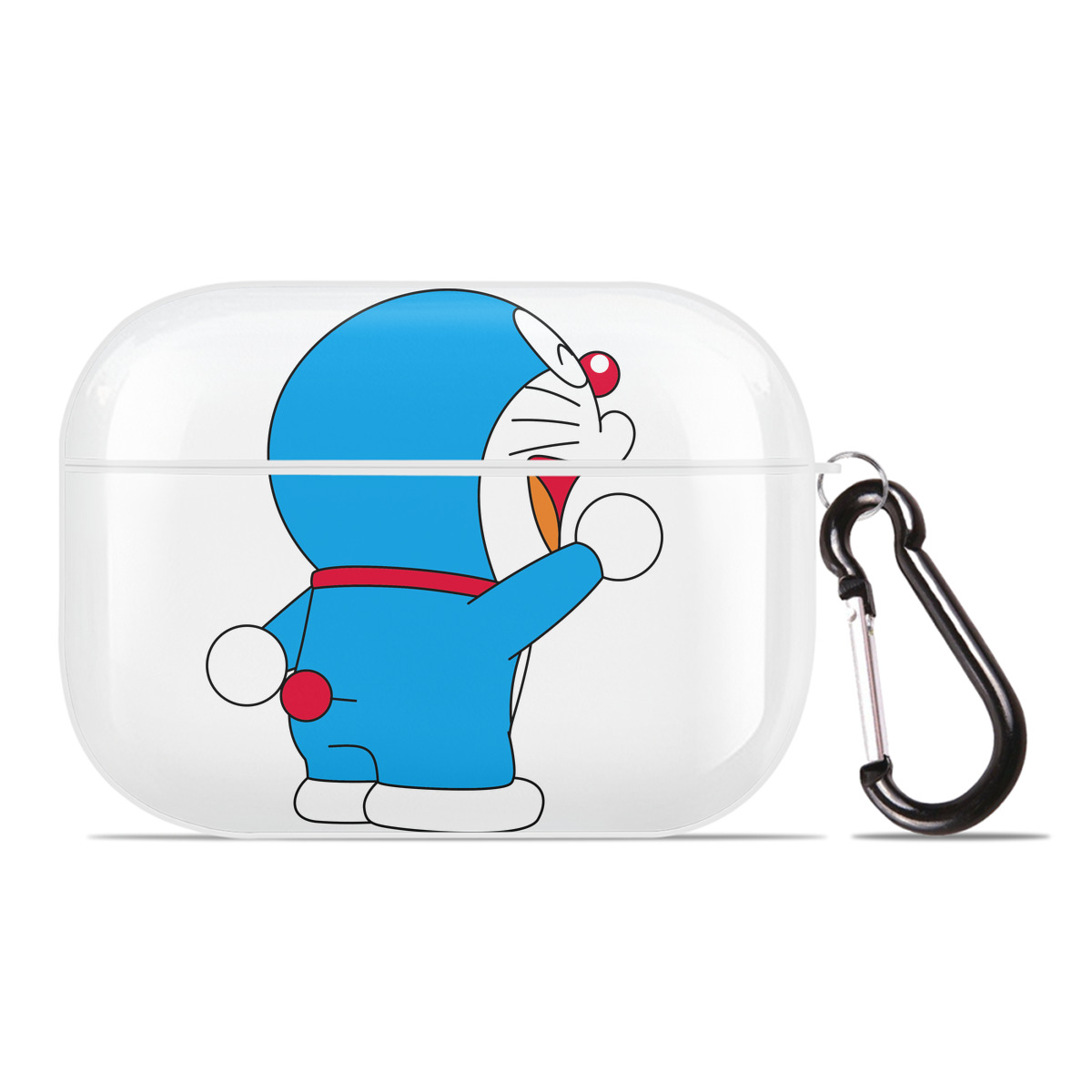 （画像用） ドラえもん Doraemon 【AirPods Pro用】ハードシェル保護ケース 耐衝撃・防指紋・カラビナ付き商品仕様