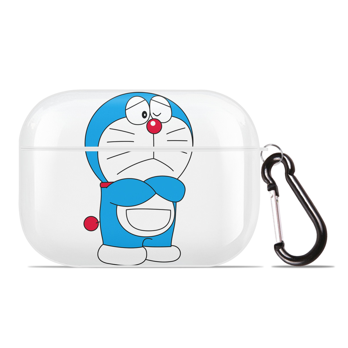 （画像用） ドラえもん Doraemon 【AirPods Pro用】ハードシェル保護ケース 耐衝撃・防指紋・カラビナ付き商品仕様