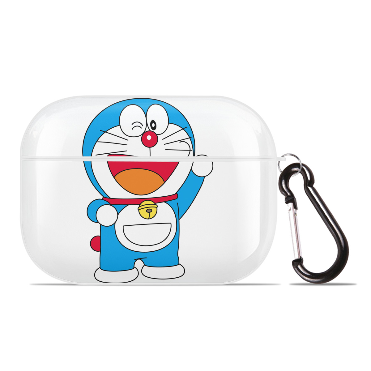 （画像用） ドラえもん Doraemon 【AirPods Pro用】ハードシェル保護ケース 耐衝撃・防指紋・カラビナ付き商品仕様