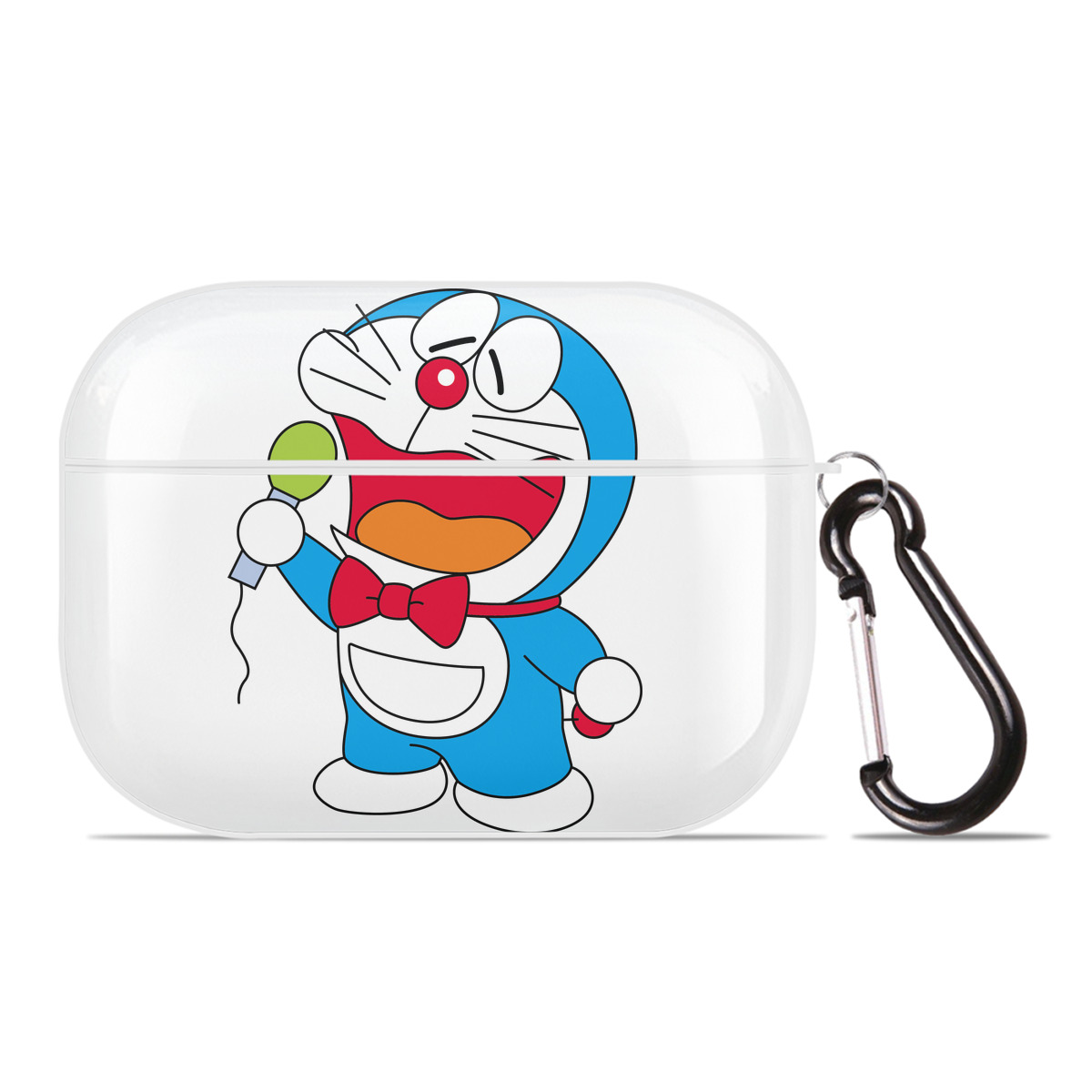 （画像用） ドラえもん Doraemon 【AirPods Pro用】ハードシェル保護ケース 耐衝撃・防指紋・カラビナ付き商品仕様