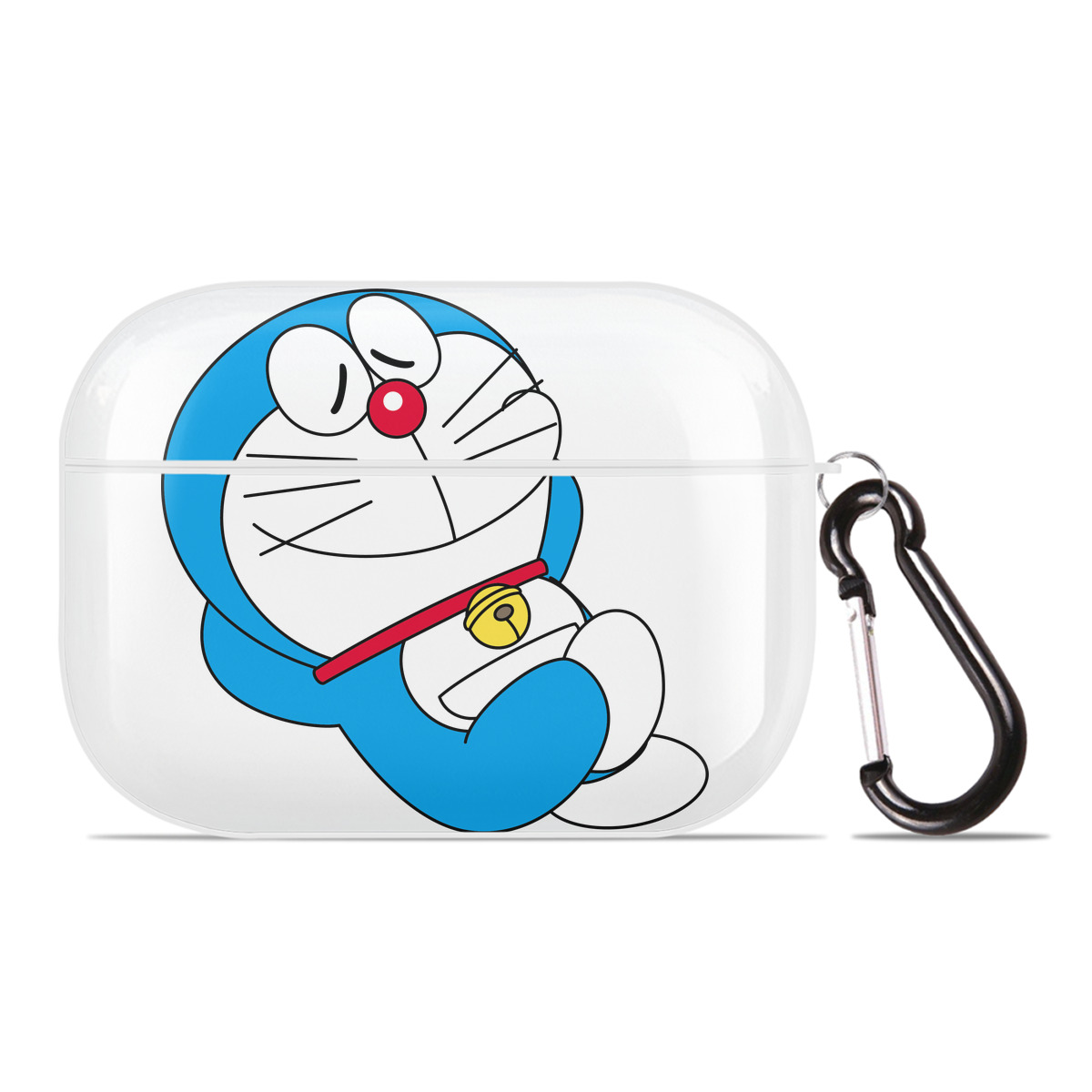 （画像用） ドラえもん Doraemon 【AirPods Pro用】ハードシェル保護ケース 耐衝撃・防指紋・カラビナ付き商品仕様