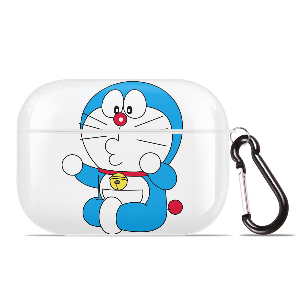 （画像用） ドラえもん Doraemon 【AirPods Pro用】ハードシェル保護ケース 耐衝撃・防指紋・カラビナ付き商品仕様