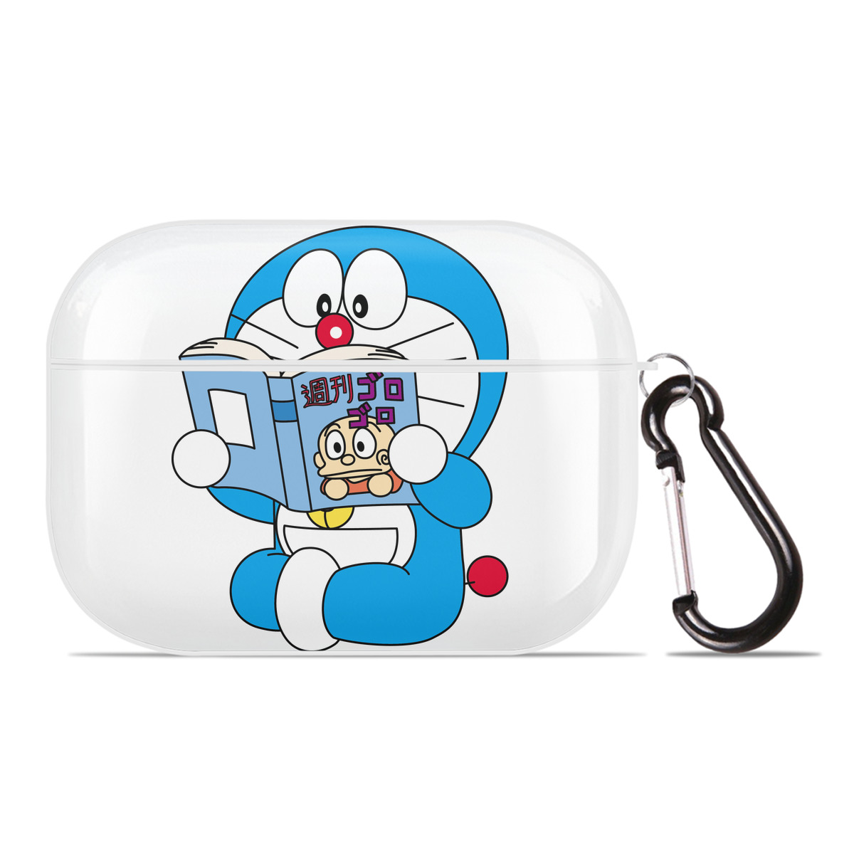 （画像用） ドラえもん Doraemon 【AirPods Pro用】ハードシェル保護ケース 耐衝撃・防指紋・カラビナ付き商品仕様