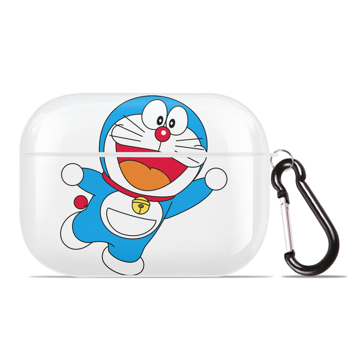 （画像用） ドラえもん Doraemon 【AirPods Pro用】ハードシェル保護ケース 耐衝撃・防指紋・カラビナ付き商品仕様