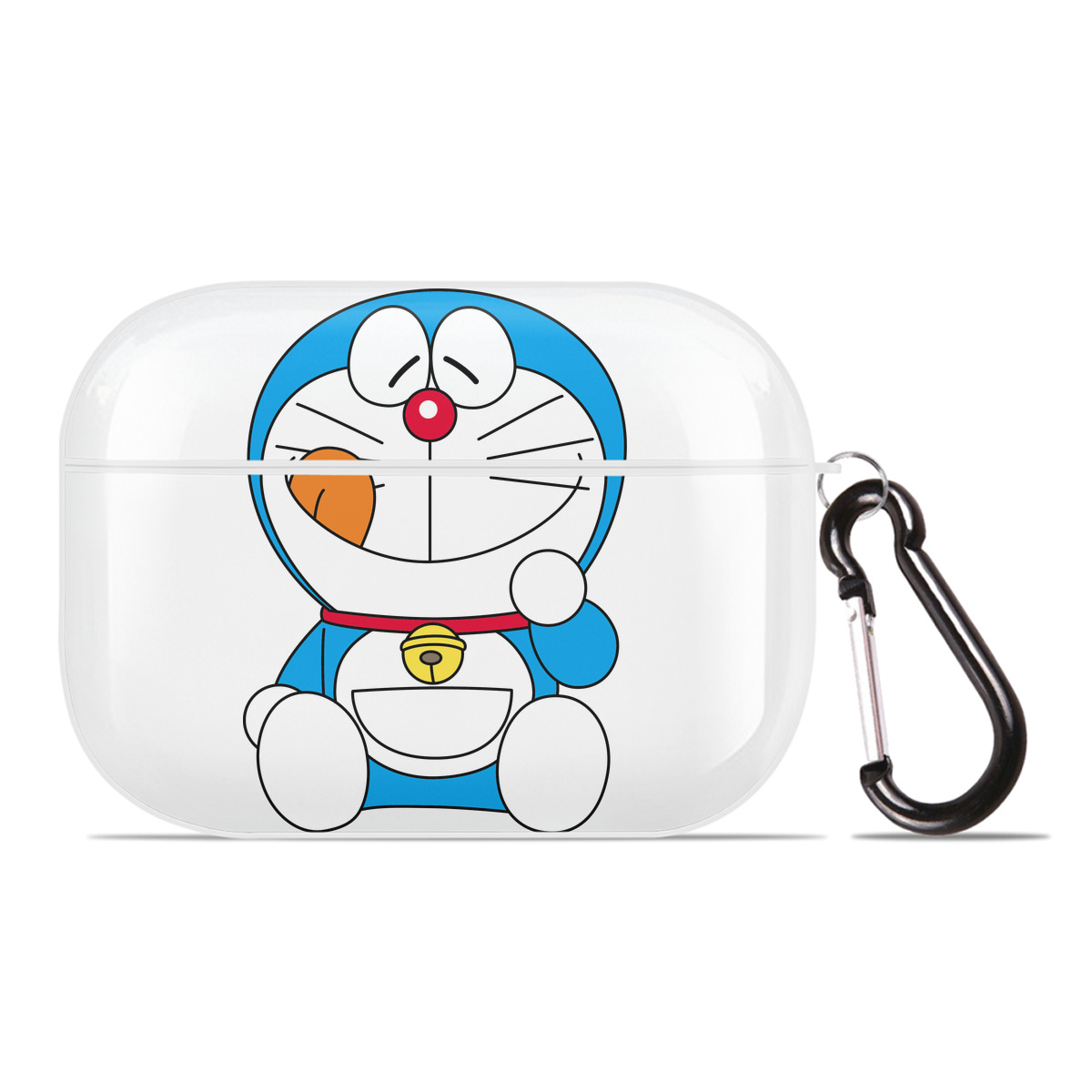 （画像用） ドラえもん Doraemon 【AirPods Pro用】ハードシェル保護ケース 耐衝撃・防指紋・カラビナ付き商品仕様
