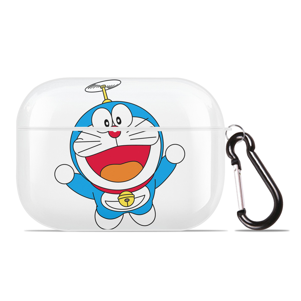 （画像用） ドラえもん Doraemon 【AirPods Pro用】ハードシェル保護ケース 耐衝撃・防指紋・カラビナ付き商品仕様