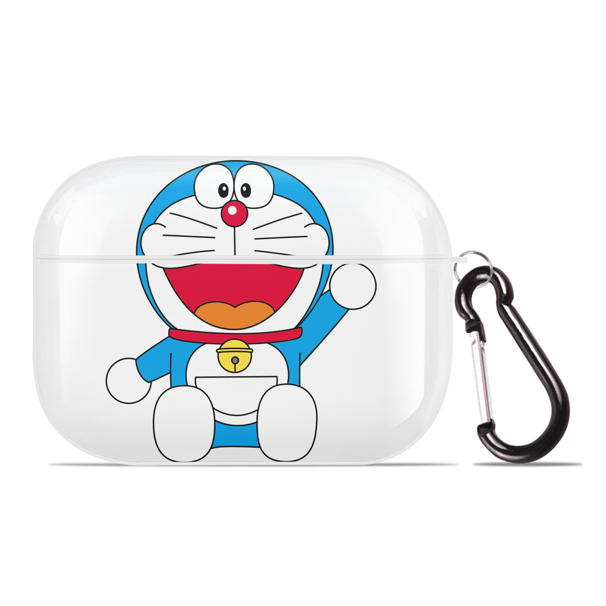 （画像用） ドラえもん Doraemon 【AirPods Pro用】ハードシェル保護ケース 耐衝撃・防指紋・カラビナ付き商品仕様