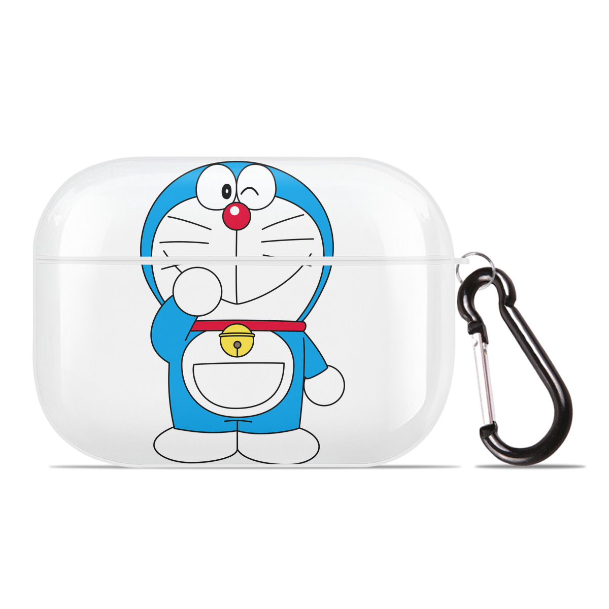 （画像用） ドラえもん Doraemon 【AirPods Pro用】ハードシェル保護ケース 耐衝撃・防指紋・カラビナ付き商品仕様