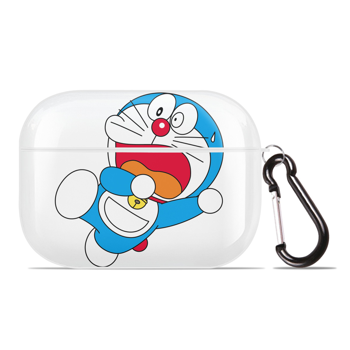 （画像用） ドラえもん Doraemon 【AirPods Pro用】ハードシェル保護ケース 耐衝撃・防指紋・カラビナ付き商品仕様