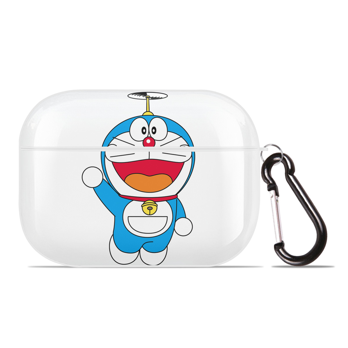 （画像用） ドラえもん Doraemon 【AirPods Pro用】ハードシェル保護ケース 耐衝撃・防指紋・カラビナ付き商品仕様