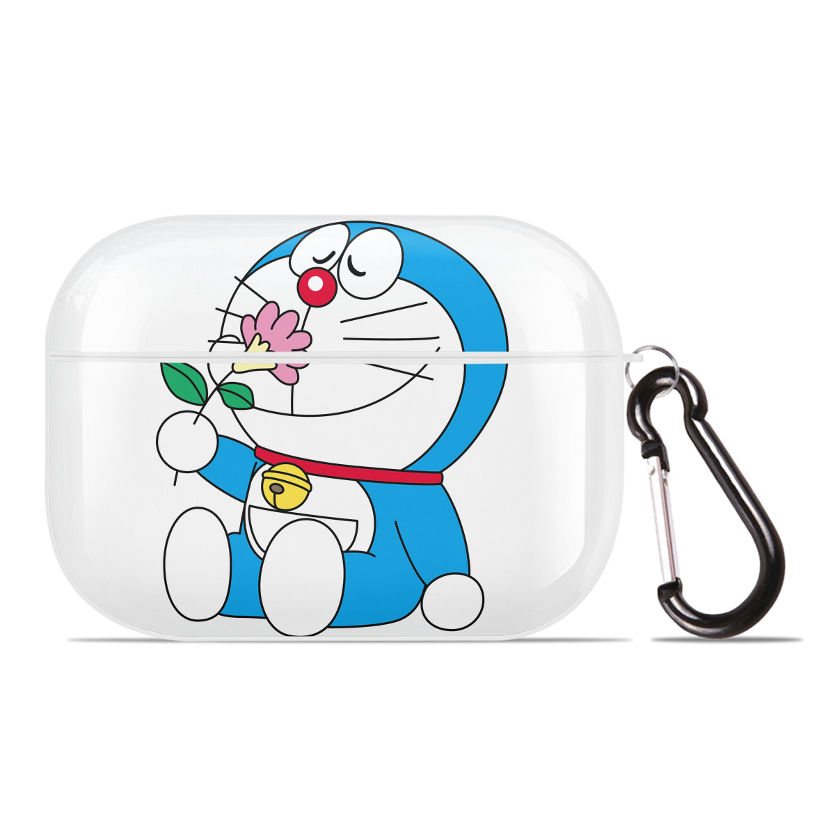 （画像用） ドラえもん Doraemon 【AirPods Pro用】ハードシェル保護ケース 耐衝撃・防指紋・カラビナ付き商品仕様