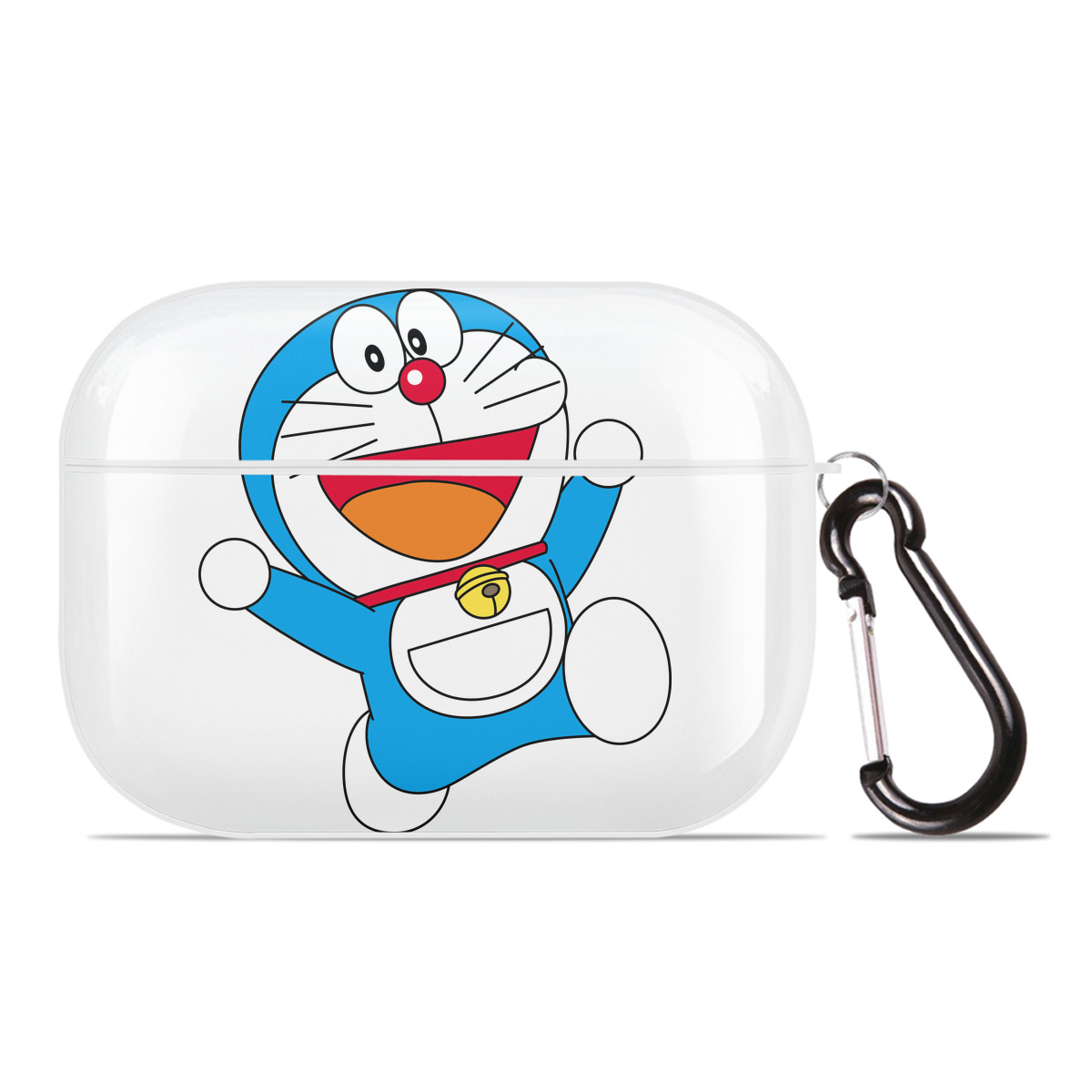（画像用） ドラえもん Doraemon 【AirPods Pro用】ハードシェル保護ケース 耐衝撃・防指紋・カラビナ付き商品仕様