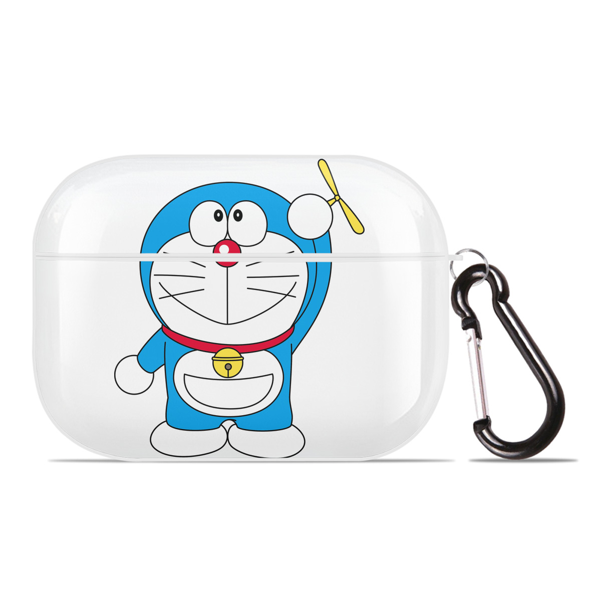 （画像用） ドラえもん Doraemon 【AirPods Pro用】ハードシェル保護ケース 耐衝撃・防指紋・カラビナ付き商品仕様