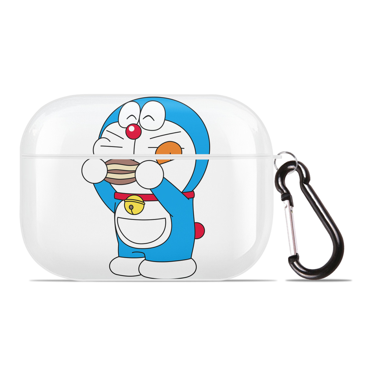 （画像用） ドラえもん Doraemon 【AirPods Pro用】ハードシェル保護ケース 耐衝撃・防指紋・カラビナ付き商品仕様