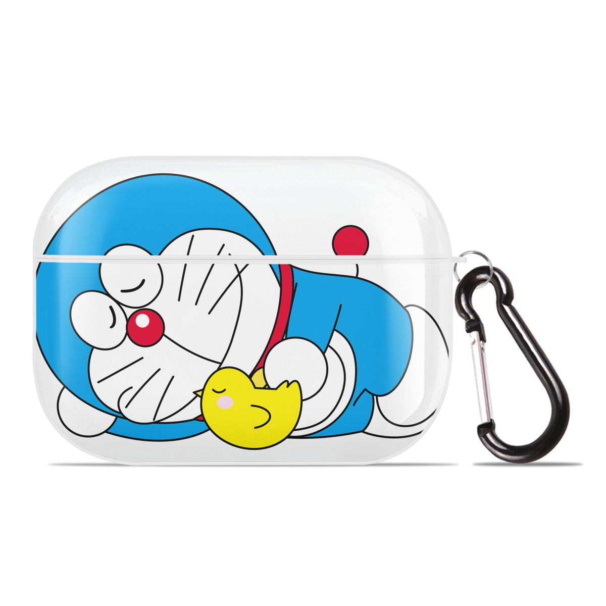（画像用） ドラえもん Doraemon 【AirPods Pro用】ハードシェル保護ケース 耐衝撃・防指紋・カラビナ付き商品仕様