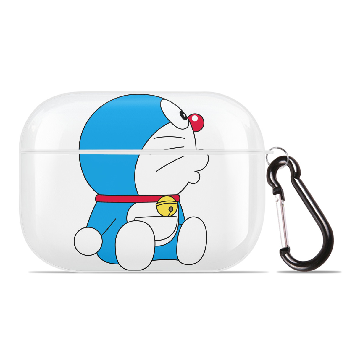 （画像用） ドラえもん Doraemon 【AirPods Pro用】ハードシェル保護ケース 耐衝撃・防指紋・カラビナ付き商品仕様