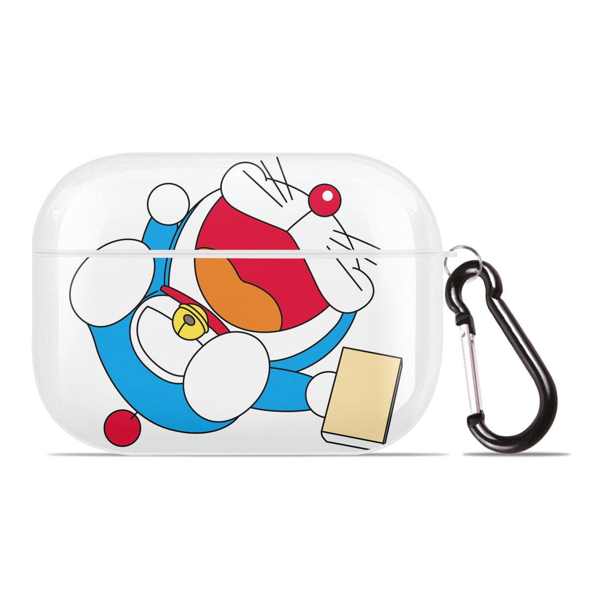 （画像用） ドラえもん Doraemon 【AirPods Pro用】ハードシェル保護ケース 耐衝撃・防指紋・カラビナ付き商品仕様