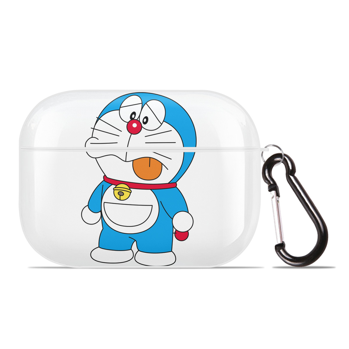（画像用） ドラえもん Doraemon 【AirPods Pro用】ハードシェル保護ケース 耐衝撃・防指紋・カラビナ付き商品仕様