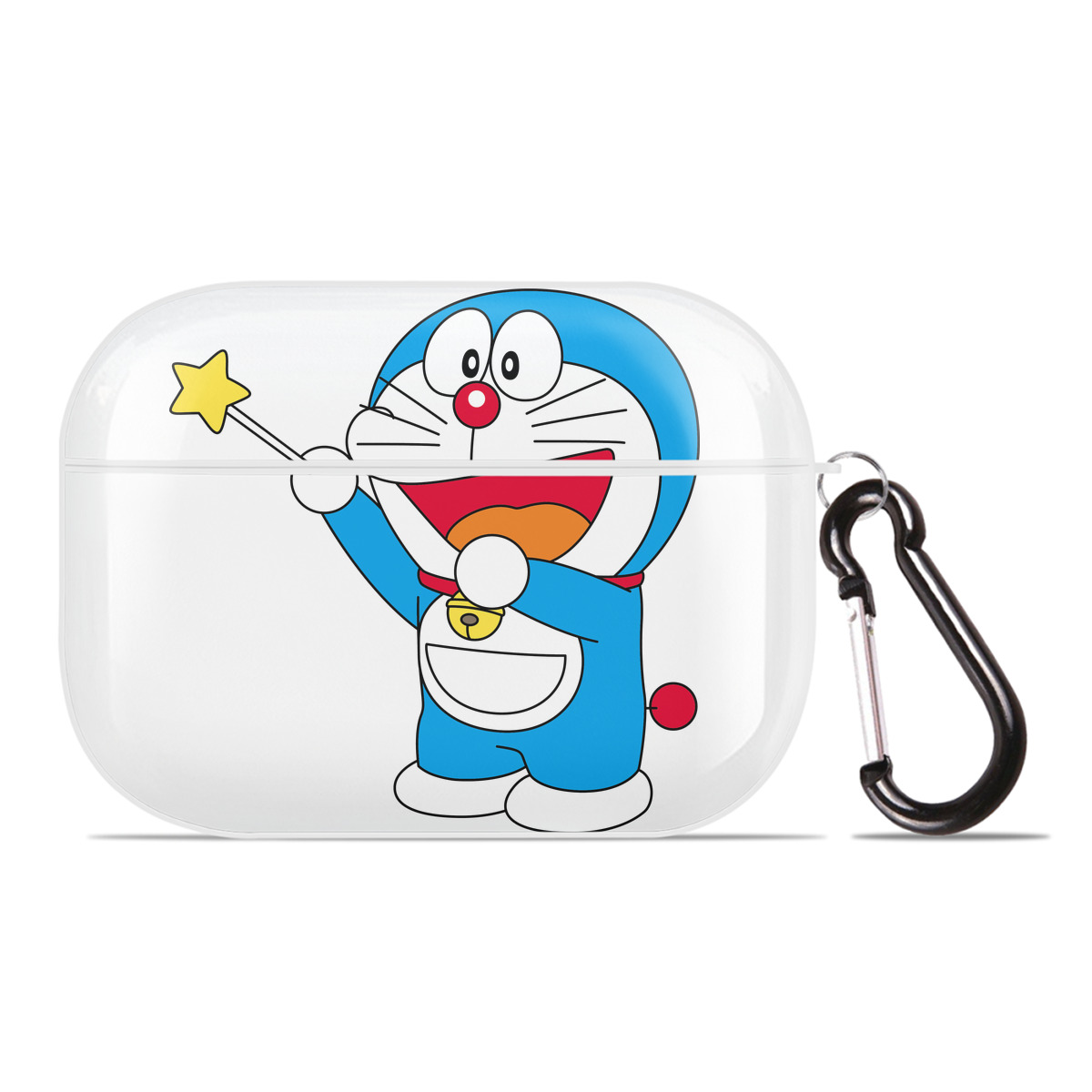 （画像用） ドラえもん Doraemon 【AirPods Pro用】ハードシェル保護ケース 耐衝撃・防指紋・カラビナ付き商品仕様