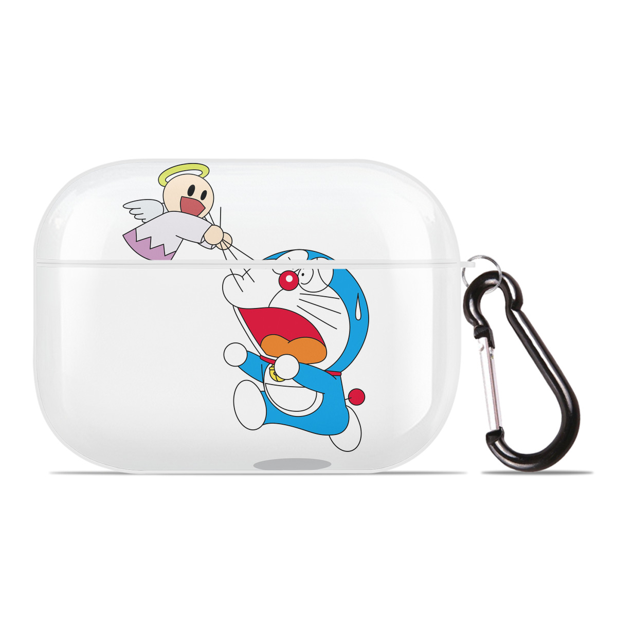 （画像用） ドラえもん Doraemon 【AirPods Pro用】ハードシェル保護ケース 耐衝撃・防指紋・カラビナ付き商品仕様