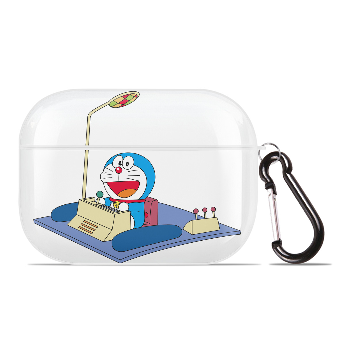 （画像用） ドラえもん Doraemon 【AirPods Pro用】ハードシェル保護ケース 耐衝撃・防指紋・カラビナ付き商品仕様