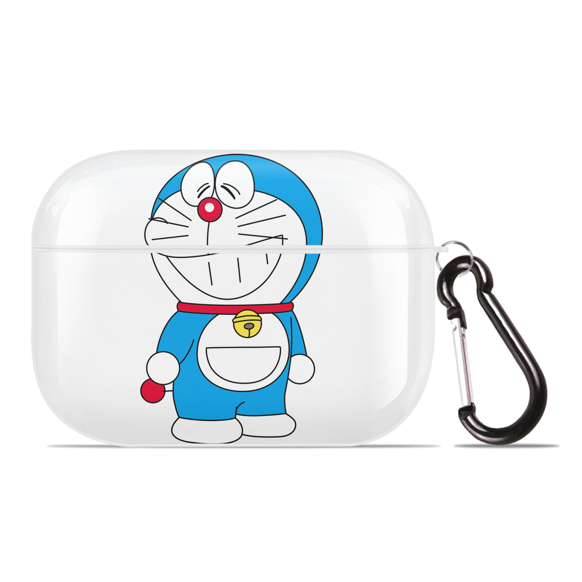 （画像用） ドラえもん Doraemon 【AirPods Pro用】ハードシェル保護ケース 耐衝撃・防指紋・カラビナ付き商品仕様