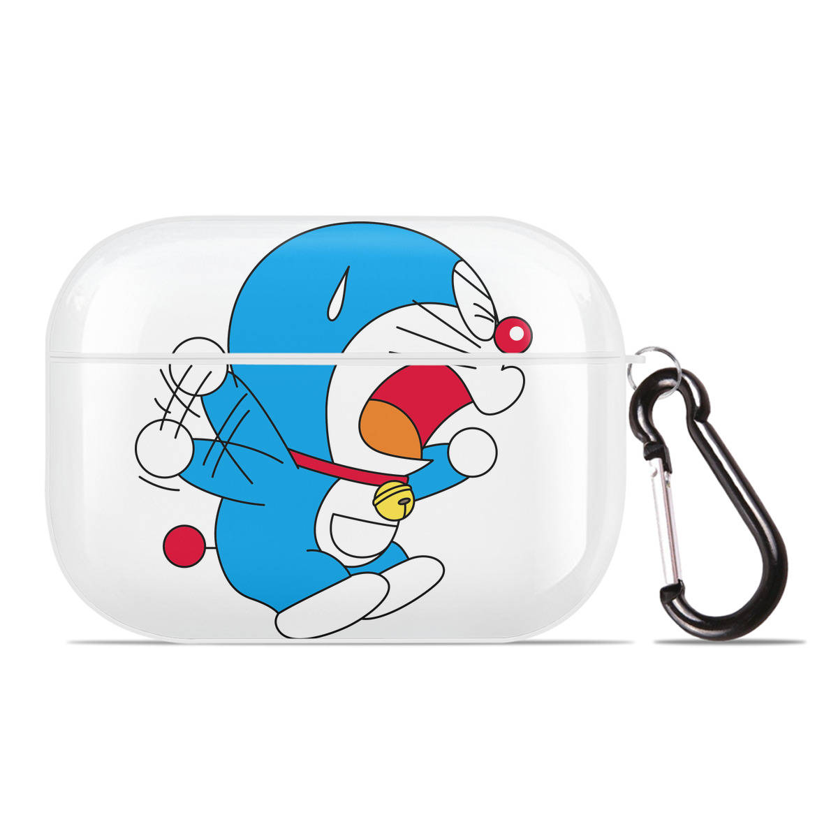 （画像用） ドラえもん Doraemon 【AirPods Pro用】ハードシェル保護ケース 耐衝撃・防指紋・カラビナ付き商品仕様