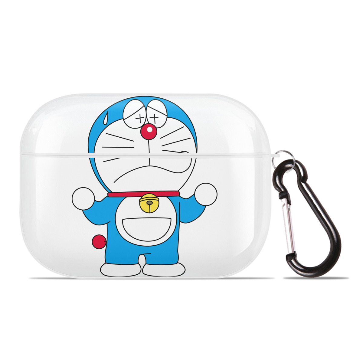 （画像用） ドラえもん Doraemon 【AirPods Pro用】ハードシェル保護ケース 耐衝撃・防指紋・カラビナ付き商品仕様
