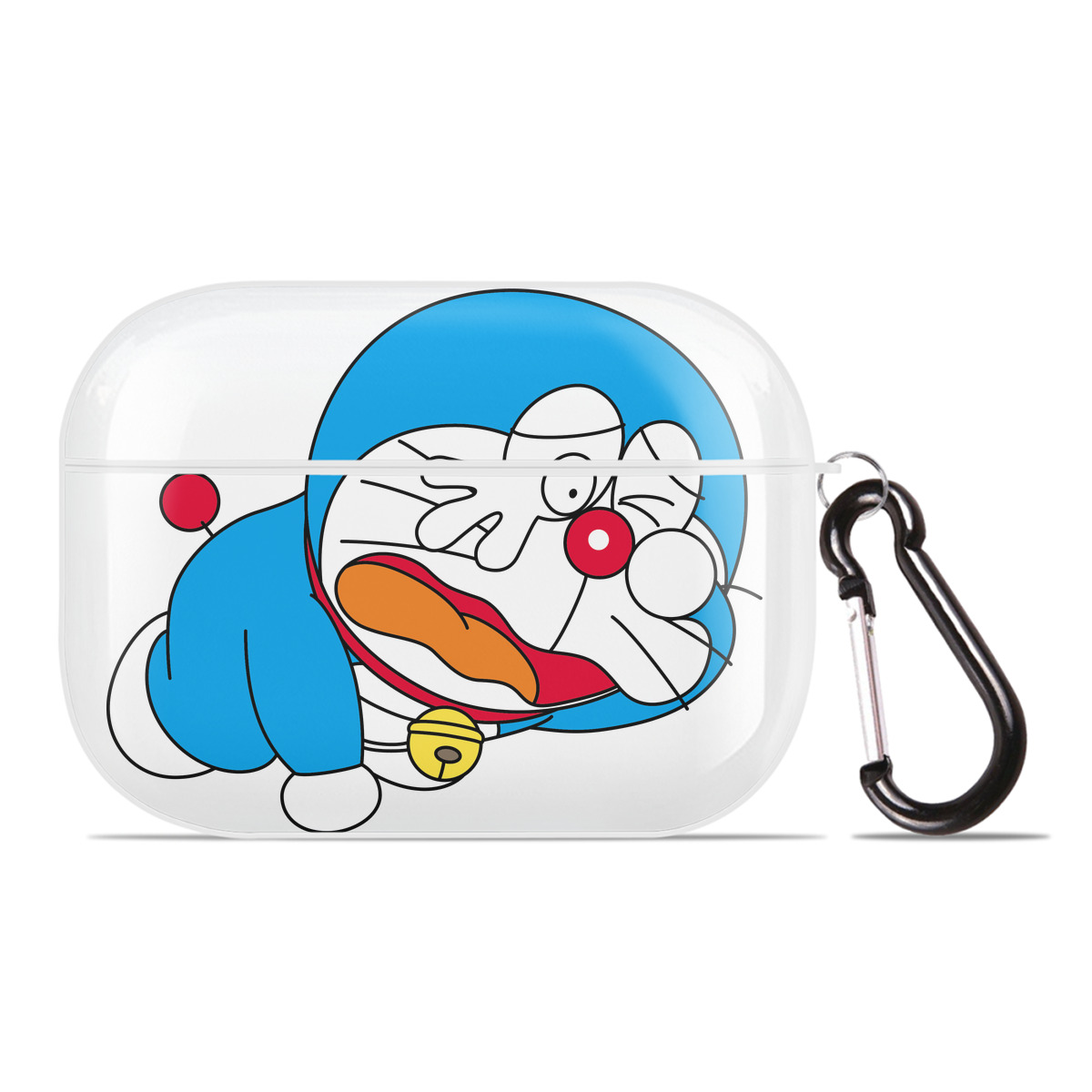 （画像用） ドラえもん Doraemon 【AirPods Pro用】ハードシェル保護ケース 耐衝撃・防指紋・カラビナ付き商品仕様