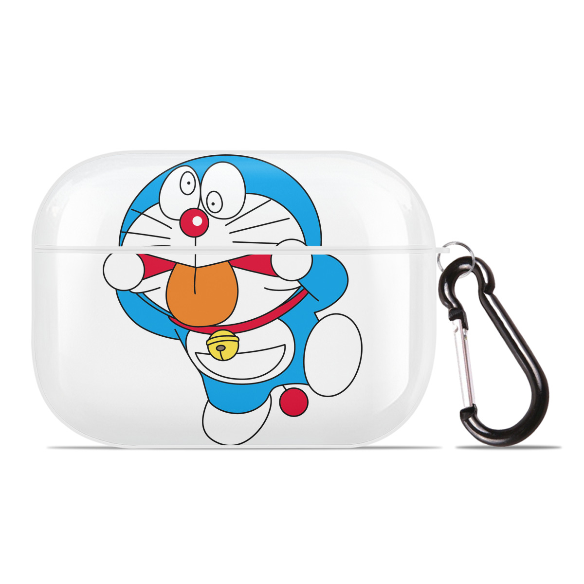 （画像用） ドラえもん Doraemon 【AirPods Pro用】ハードシェル保護ケース 耐衝撃・防指紋・カラビナ付き商品仕様