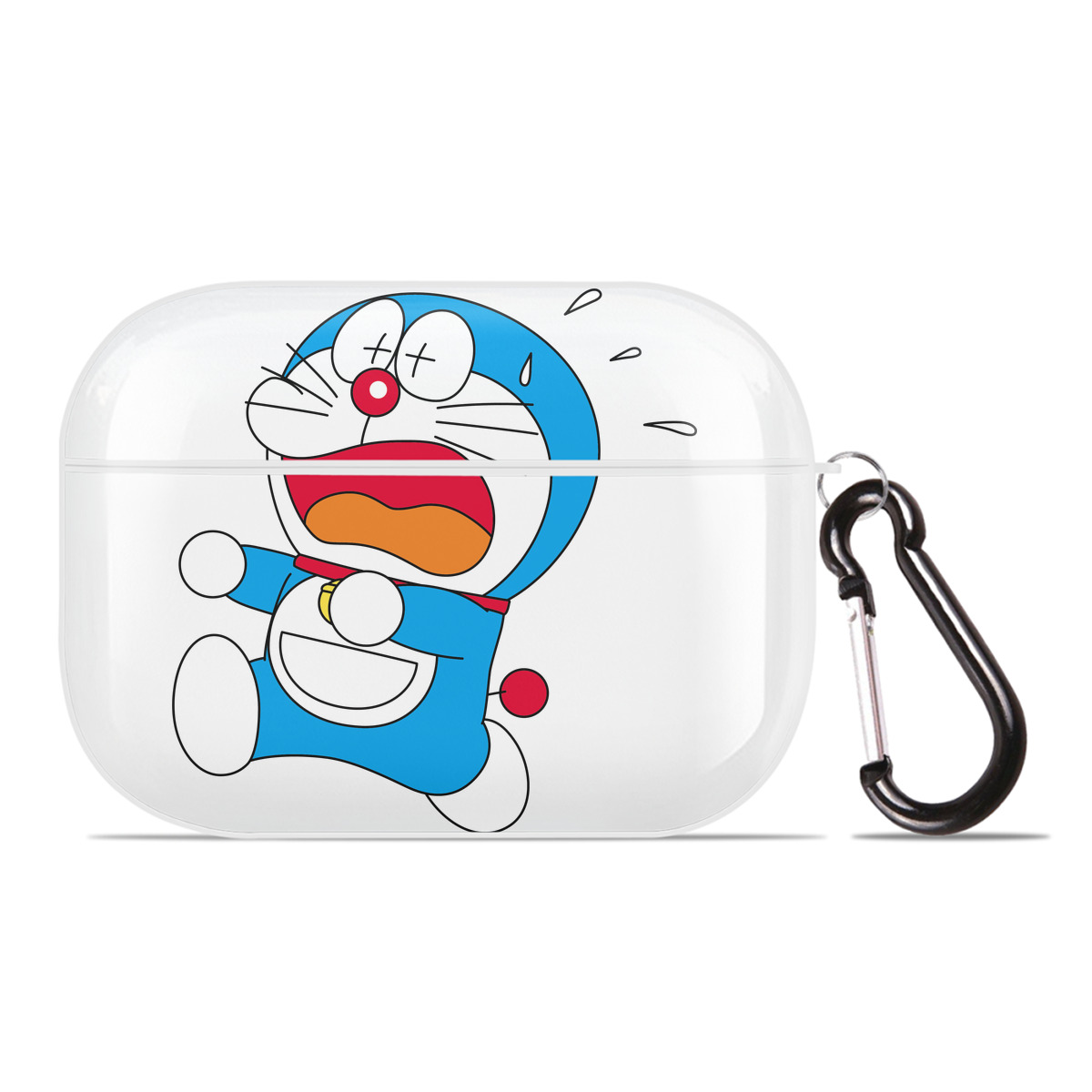 （画像用） ドラえもん Doraemon 【AirPods Pro用】ハードシェル保護ケース 耐衝撃・防指紋・カラビナ付き商品仕様