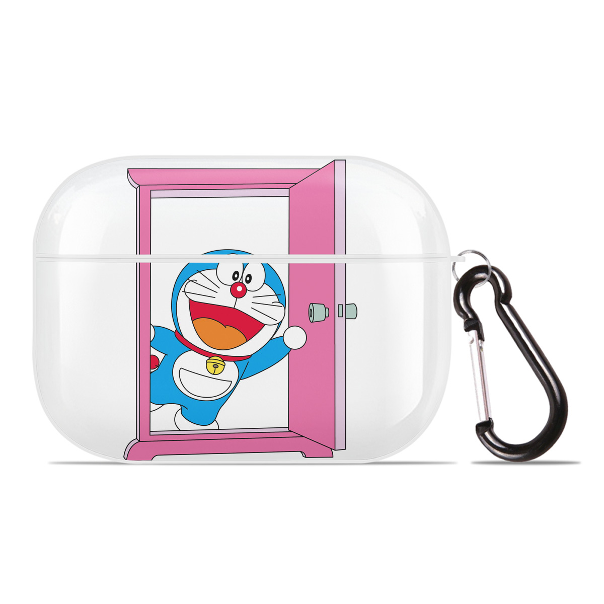 （画像用） ドラえもん Doraemon 【AirPods Pro用】ハードシェル保護ケース 耐衝撃・防指紋・カラビナ付き商品仕様